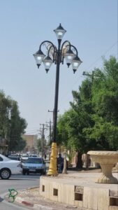 روشنایی میادین ادهم و پورکیان