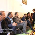 دیدار استاندار با خانواده آتش نشان فداکار