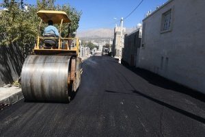 اصلاح آسفالت معابر و خیابان ها
