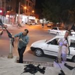سیاه پوش نمودن میادین ومعابر شهر رامهرمزبمناسبت ایام فاطمیه