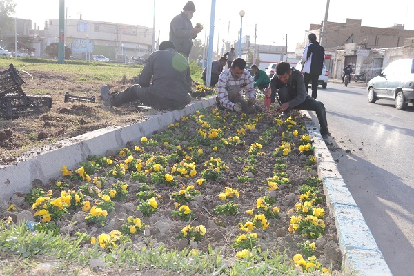 کلیپ گلکاری فضای سبز درآستانه ماه مبارک رمضان و استقبال ازسال جدید
